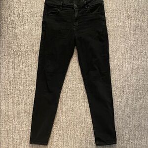 American Eagle Outfitters Black Cropped Skinny Jeans